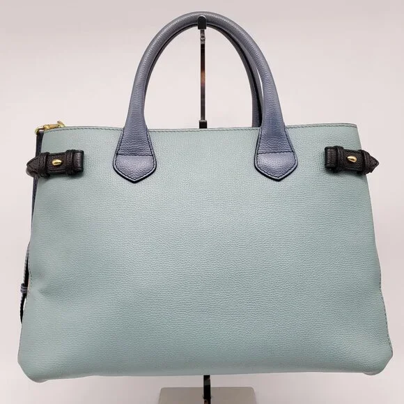 Authentic Burberry Banner Leather Satchel Bag 250-022026 - Picture 2 of 16